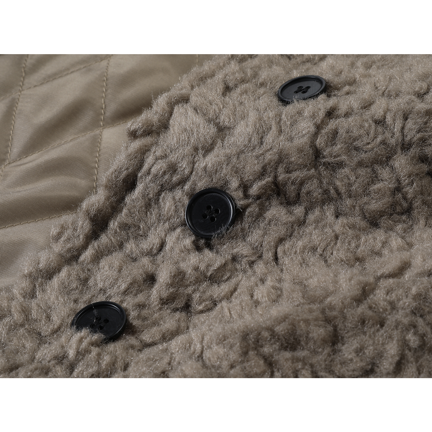 Cholisa Payız/Qış Yeni Stil Yun Astarlı Qalın Quzu Yunlu Top, Koreya Stilində Qadınlar üçün Təsadüfi Peluş Pambıq Palto