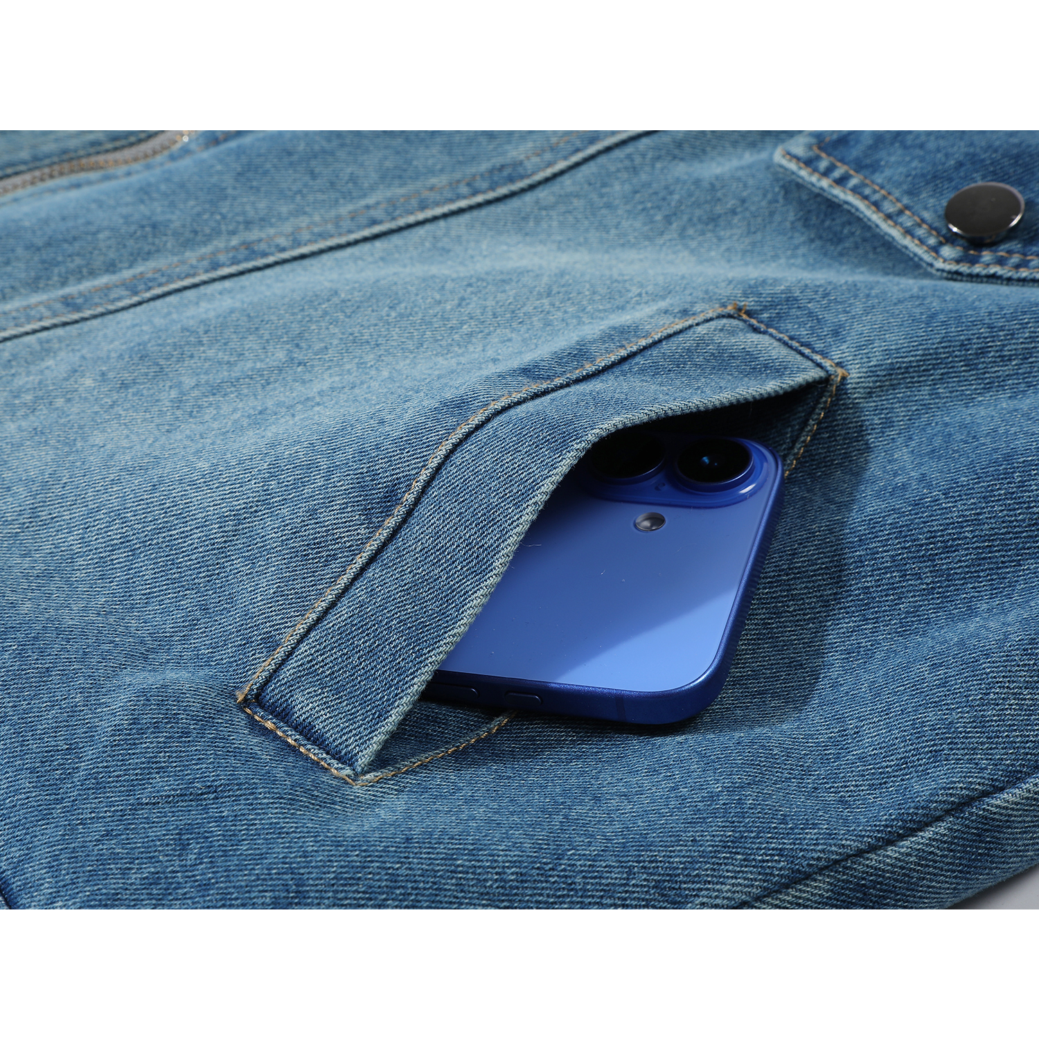 Cholisa Qadınlar üçün Yun Astarlı Qalın Denim Gödəkçə 2025 Yeni Amerika Stilində Quzu Yunlu Gödəkçə Qış Tüklü Top