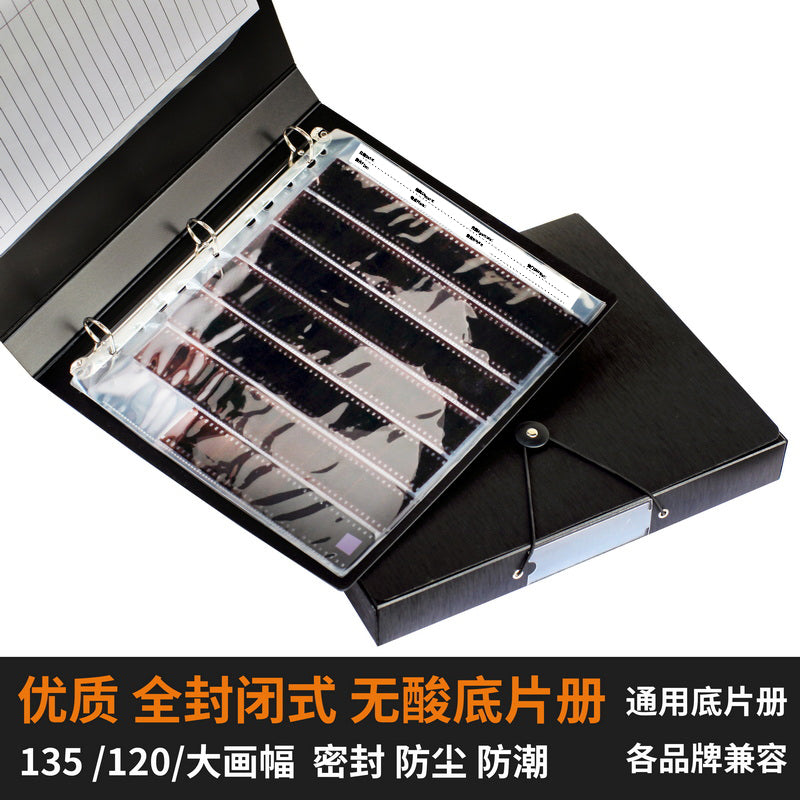 Film çantası plyonka albomu 135120 film albomu yerləşdirmək üçün yan tərəfində deşikli məişət turşusu olmayan 25X29 sm pulsuz çatdırılma yoxdur