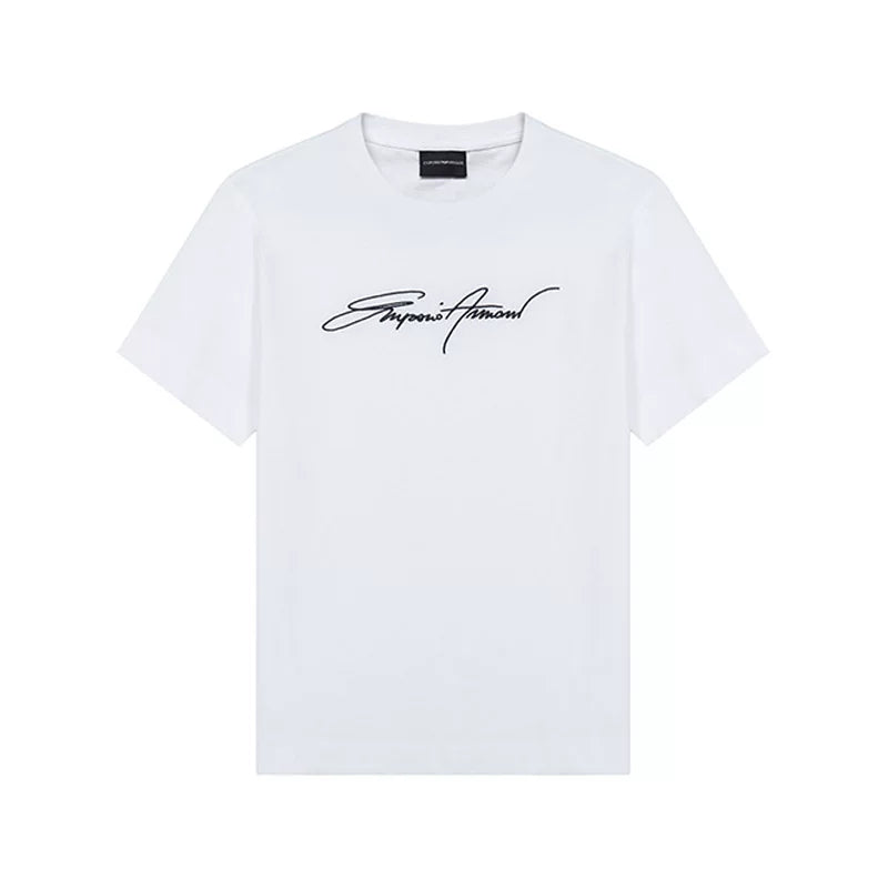 Emporio Armani Kişilər üçün Pambıqlı Qısa Qollu Köynək 3K1TL6 1JULZ