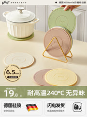 Silikon izolyasiya döşəyi placemat qazan xalçası fincan və kasa xalçası yüksək səviyyəli qab boşqab güveç yanmağa qarşı masa döşəyi məişət yüksək temperatura davamlılıq