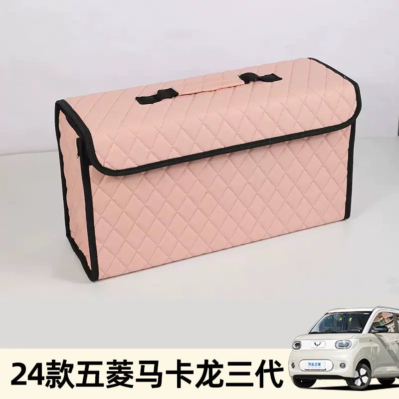 Wuling Hongguang Mini Macaron 3rd and 4th generation rear trunk storage box, interior decoration