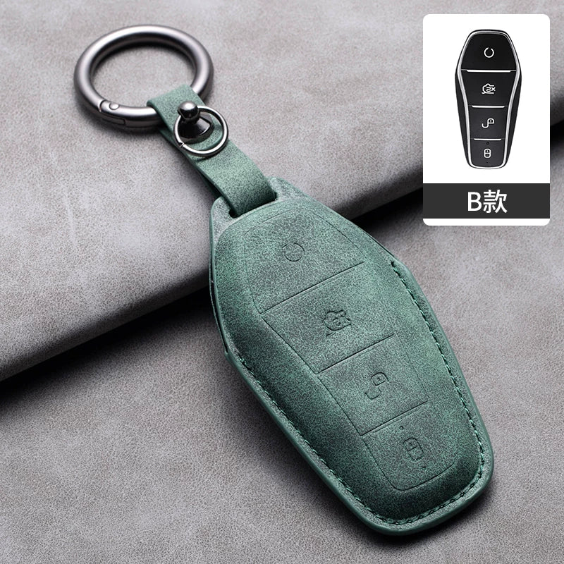Xüsusi BYD Han EV açar qapağı, Qin Plus dmi Song Pro Tang Dolphin E9 möhürlü avtomobil açar qutusu və toka