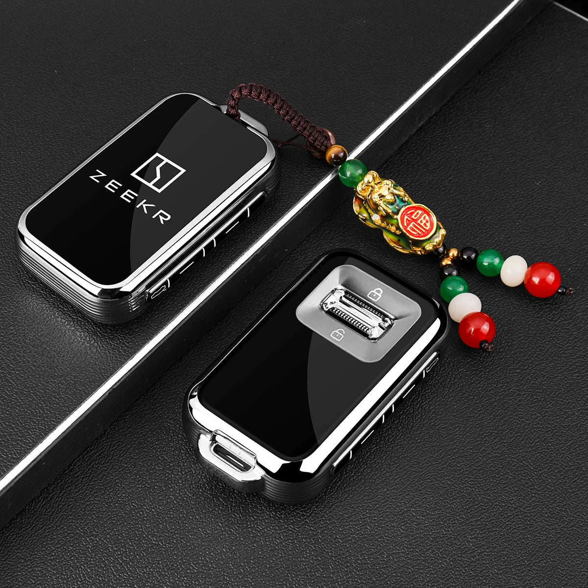 25 Zeekr 9X Açar Üzlükləri, Zeekr 9X Obsidian Qara Nəşr, Premium Avtomobil Dizaynı, Kişilər və Qadınlar üçün Tam Örtüklü Qoruyucu Qutu