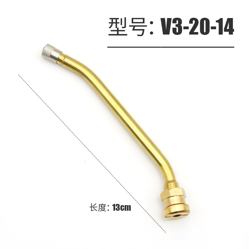 Təmiz mis avtobus təkəri vakuum təkər klapan avtobus yük maşını alüminium ərintisi profili şişmə burun