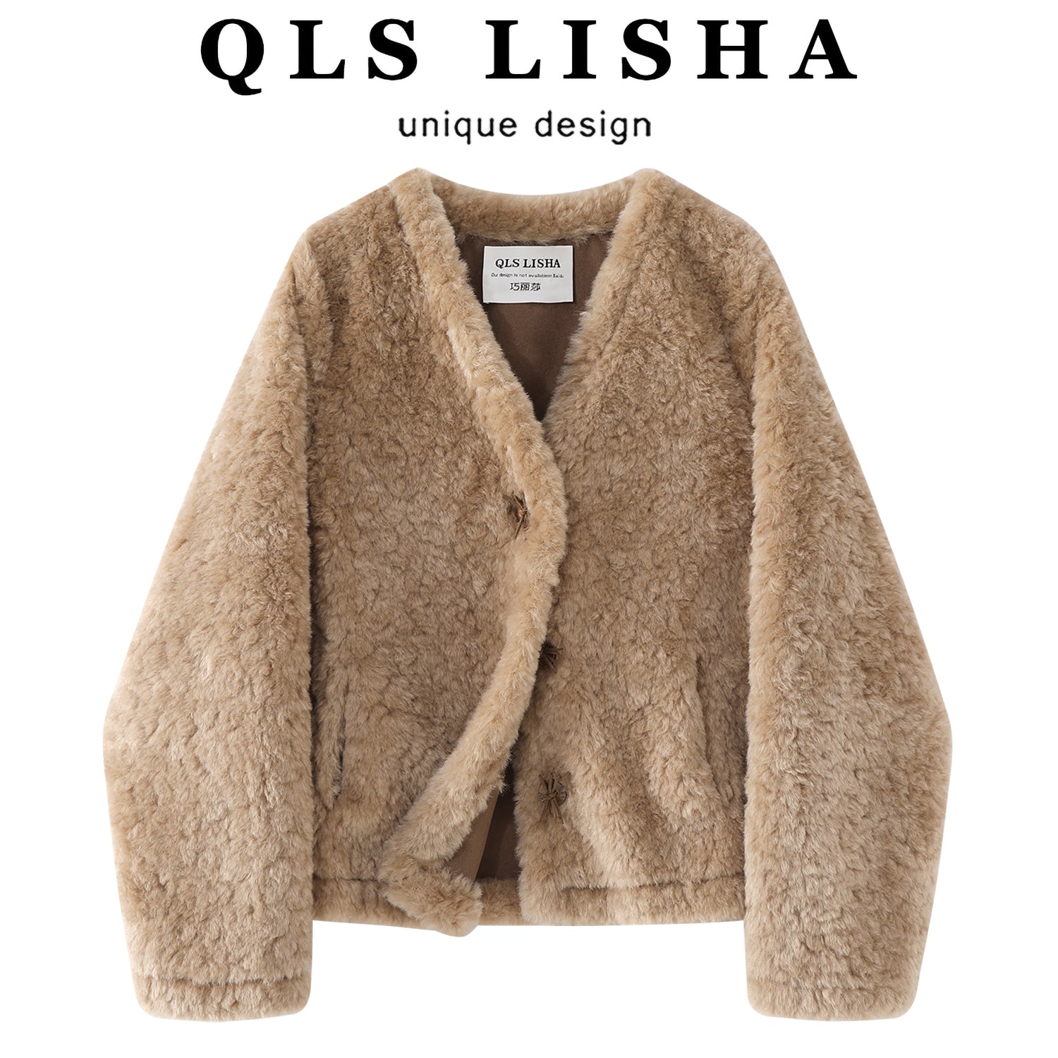 Cholisa Qadınlar üçün 2025 Yeni Qalınlaşmış Xəz Koreya Retro Erkən Qış Qəşəng Pambıq Yastıqlı Gödəkçə