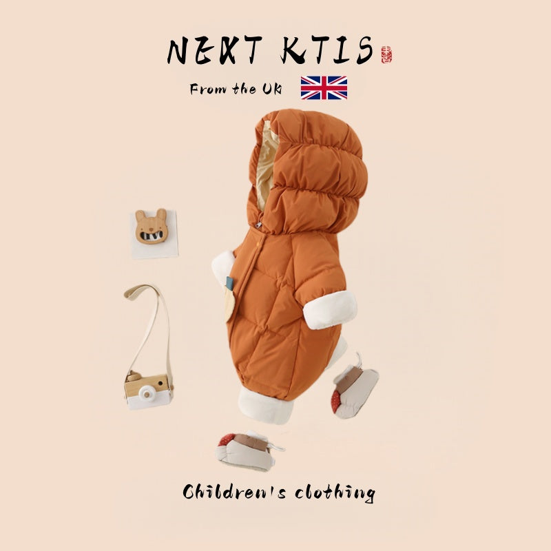 NEXT KTIS UK Körpə Geyimi - Yenidoğulmuşlar üçün İsti və Qalın Payız/Qış Körpə Geyimi - Geyim