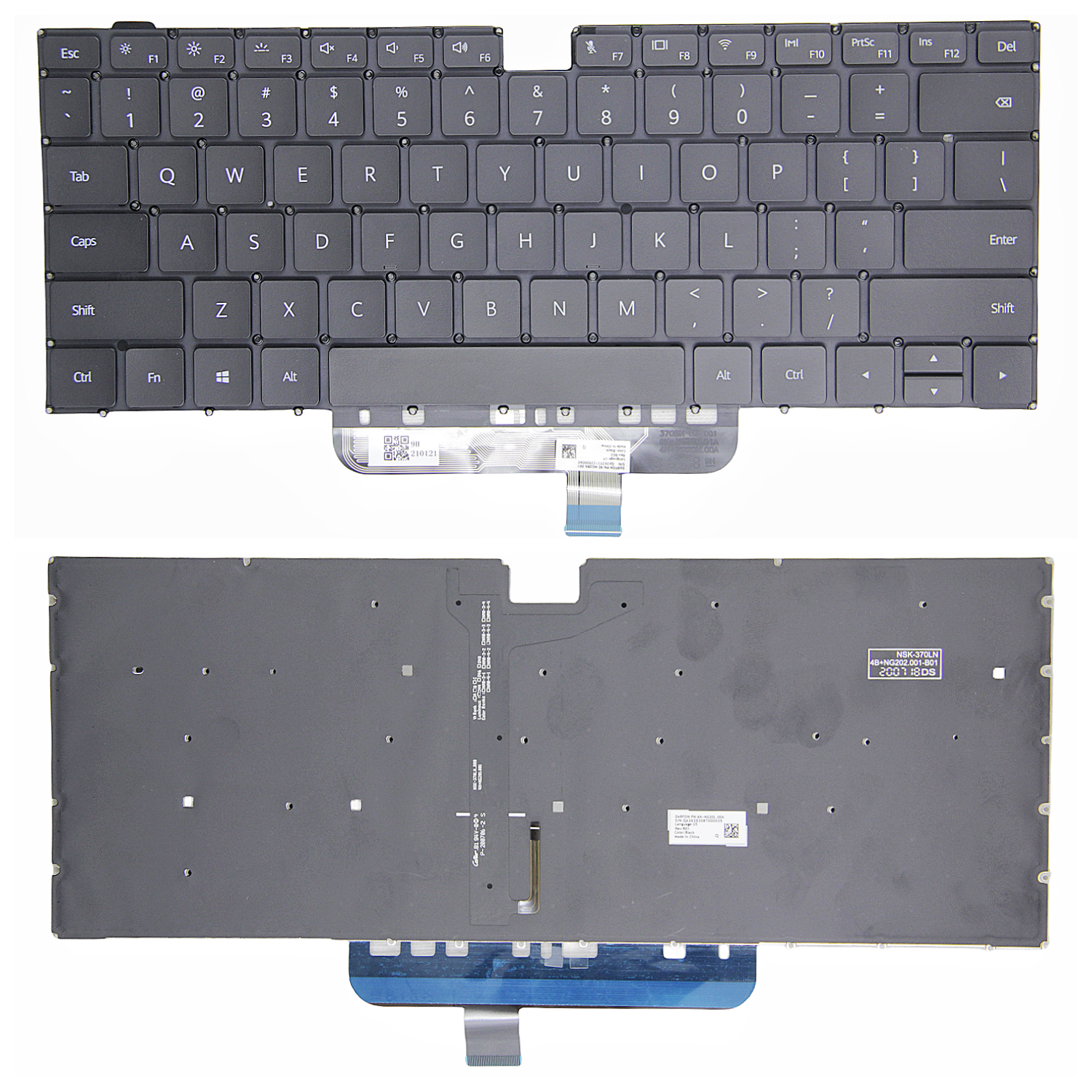 Huawei HLY HBB HBL KLV-W19 W29 W19D W29L WAH9P WF/WAQ9 klaviaturası üçün uyğundur