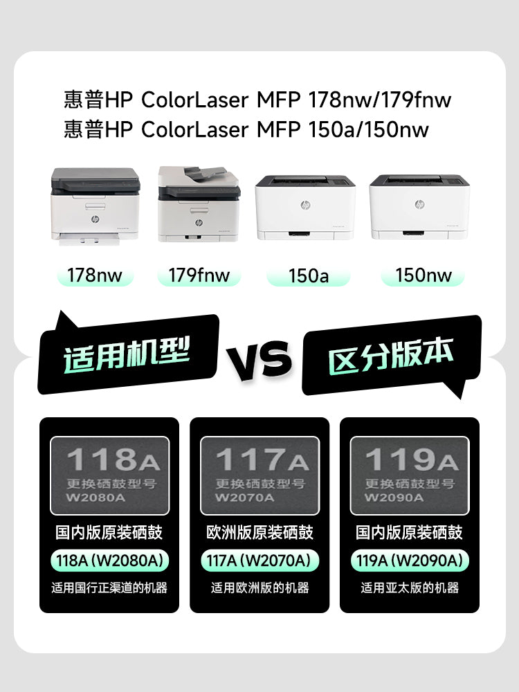 HP 178nw toz kartuşu HP179fnw toner kartuşu 118A 150a 150nw mürəkkəb kartuşu HP Rəngli Lazer MFPm178nw rəngli lazer printer toz kartrici toner kartuşu üçün uyğundur