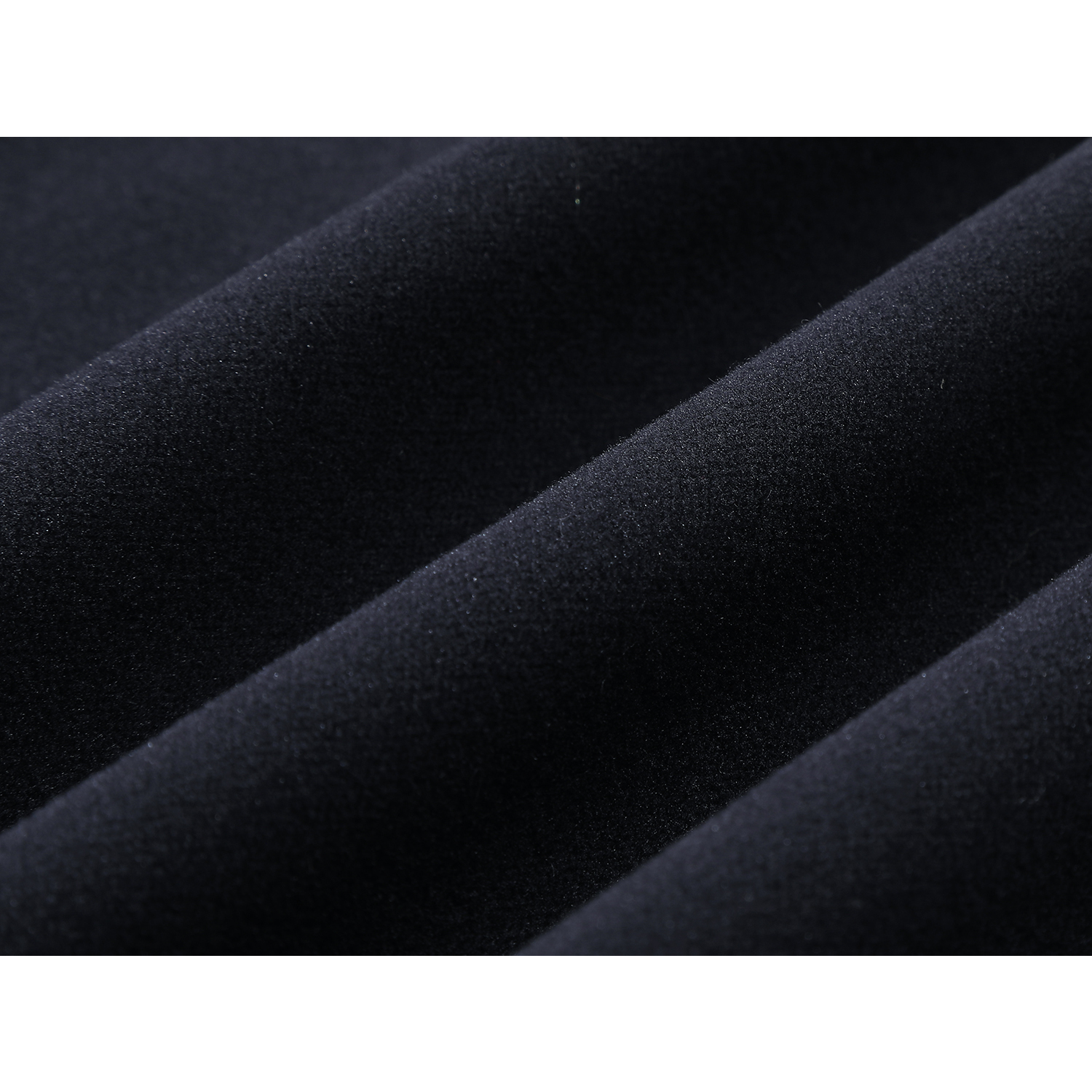 Chola Lisa Tünd Göy Yunlu Yun Astarlı Düz Ayaqlı Qadın Gündəlik Şalvarı, Koreya Üslubunda, Rahat və Qalın, Payız/Qış