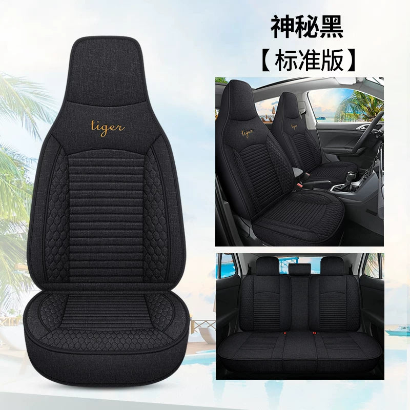 2025 BYD Song PLUS Smart Driving Edition EV Lüks Model Oturacaq Üzlükləri, Kətan Oturacaq Üzlükləri, Bütün Mövsümlər üçün Avtomobil Oturacaq Yastıqları