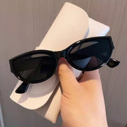 Jennie'nin eyni üslublu qadınlar üçün günəş eynəyi retro hottie pişik gözü kiçik çərçivə gm eynək polarize anti-UV günəş eynəyi kiçik üz - 2