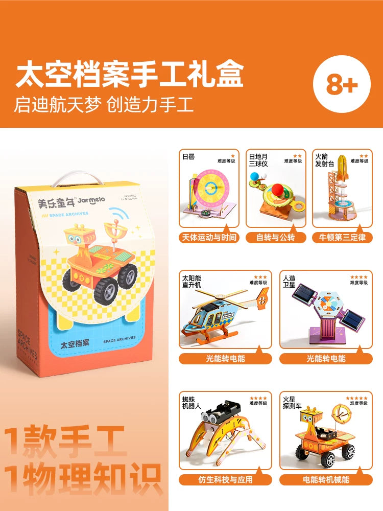 Şagirdlər üçün Melody Childhood Elmi Təcrübə Dəsti, Əl İşləri, Oğlan və Qızlar üçün Təhsil STEM Oyuncaqları, Milad Hədiyyəsi