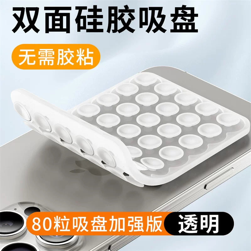 Çoxfunksiyalı silikon iki tərəfli sorucu telefon qutusu, universal telefon və planşet tutacağı, telefon aksesuarı, sürüşməyə və dekompressiyaya qarşı dayaq