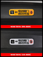 Toyota Sana Grevia Serena üçün tətbiq olunur Orta Qapı Avtomatik Qapı Xəbərdarlıq Etiketi Elektrik Arxa Qapağı Tez Xatırlatma Etiketi