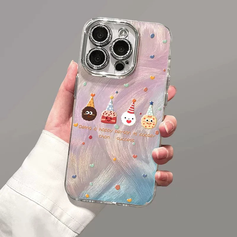 Uston Apple 17promax mobil telefon qutusu üçün uyğundur, lanyardlı yeni iphone17 isti model 16 super yaraşıqlı 14 silikon 12 sevimli 15 hər şey daxil 13 düşməyə qarşı maks yeni məhsul polka dot 17pro dəsti