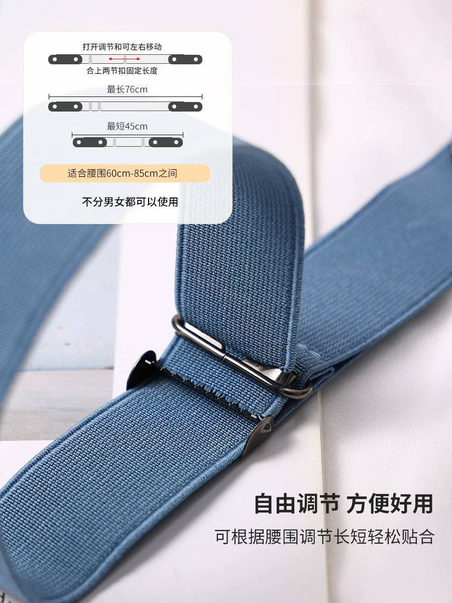 Tənbəl kəmər görünməz tikişsiz şalvar kişi və qadınlar üçün elastik elastik tələbə hərbi təlim jeans kəmər elastik artefakt