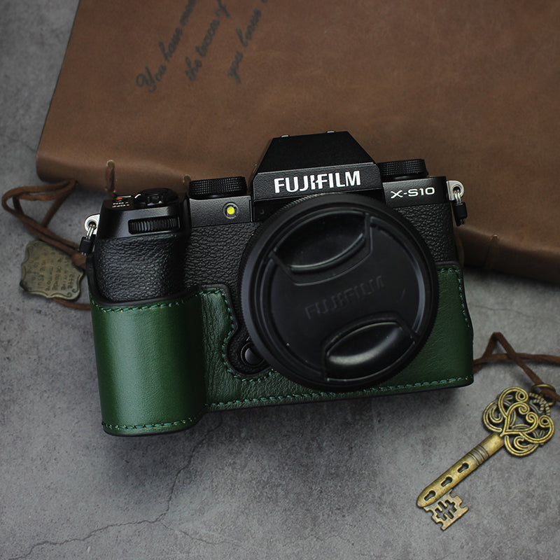 Fuji xt30III kamera çantası X100Vi dəri qutu XT5 əsl dəri xs10 XS20 XH2 XM5 XT50 üçün uyğundur