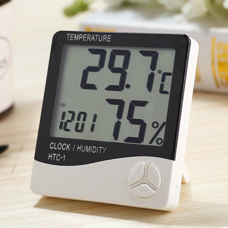 Yüksək dəqiqlikli termometr elektron temperatur və hiqrometr qapalı ev təsərrüfatlarında dəqiq divara quraşdırılmış hiqrometr yetişdirmə istixanası