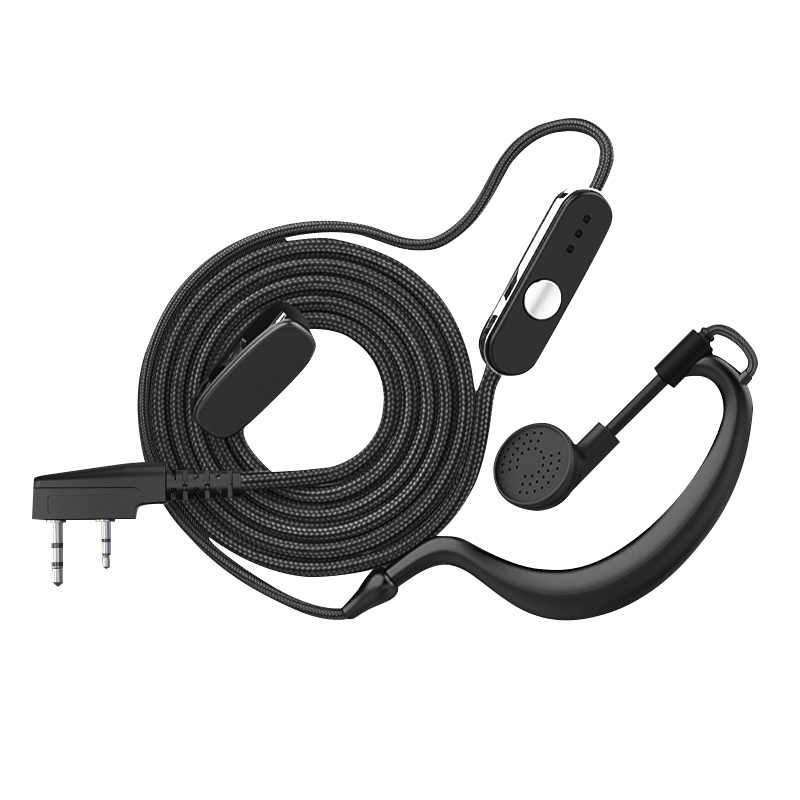 Walkie-talkie qulaqlıq kabeli simsiz naqilli qulaqlıq universal K başlığı TEPY-C başlıq asılmış qulaq Bluetooth səs-küy azaldıcı qulaqlıq