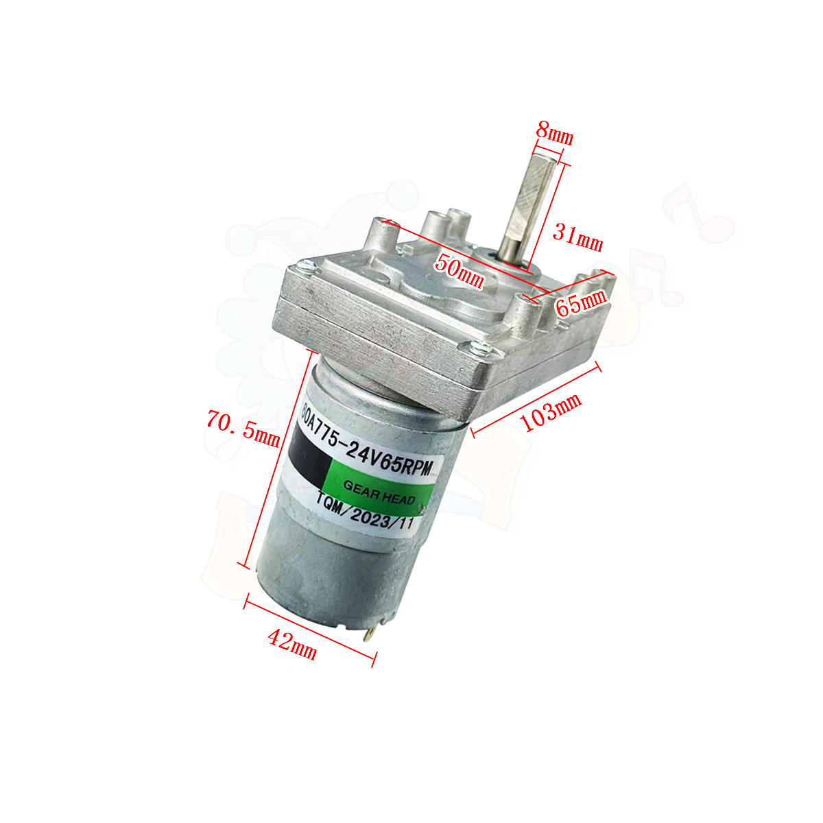 Sky Tower orijinal motor YD60A775 24V14/65RPM isteğe bağlı Naughty Cat sikkə itələyici motor aksesuarları
