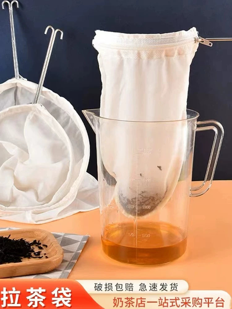 Restoran südlü çay filtri çantası, yüksək keyfiyyətli parça çantası, Honq Konq üslublu polad üzük çay paketi, tel örgülü sıx çay paketi, çoxlu xüsusiyyətlər