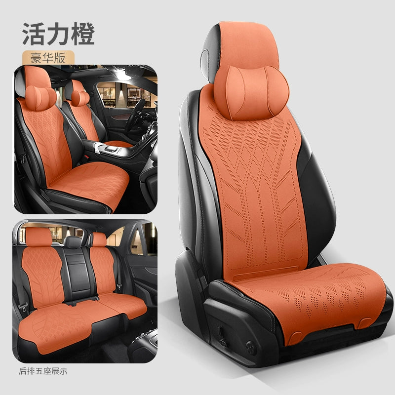 2025 Avtomobil Oturacaq Yastığı Bütün Mövsüm Universal Oturacaq Yastığı Zamşa Qış İstilik Oturacaq örtüyü Kiçik Bel Süet Yarım Ətraflı