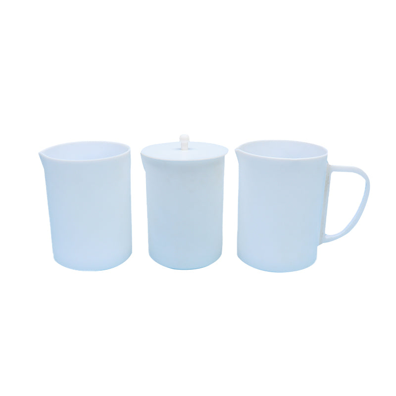 PTFE stəkanı, F4 stəkanı, Teflon fincan və barel, korroziyaya davamlılıq, yüksək temperatura davamlılıq, PTFE PTFE stəkanı