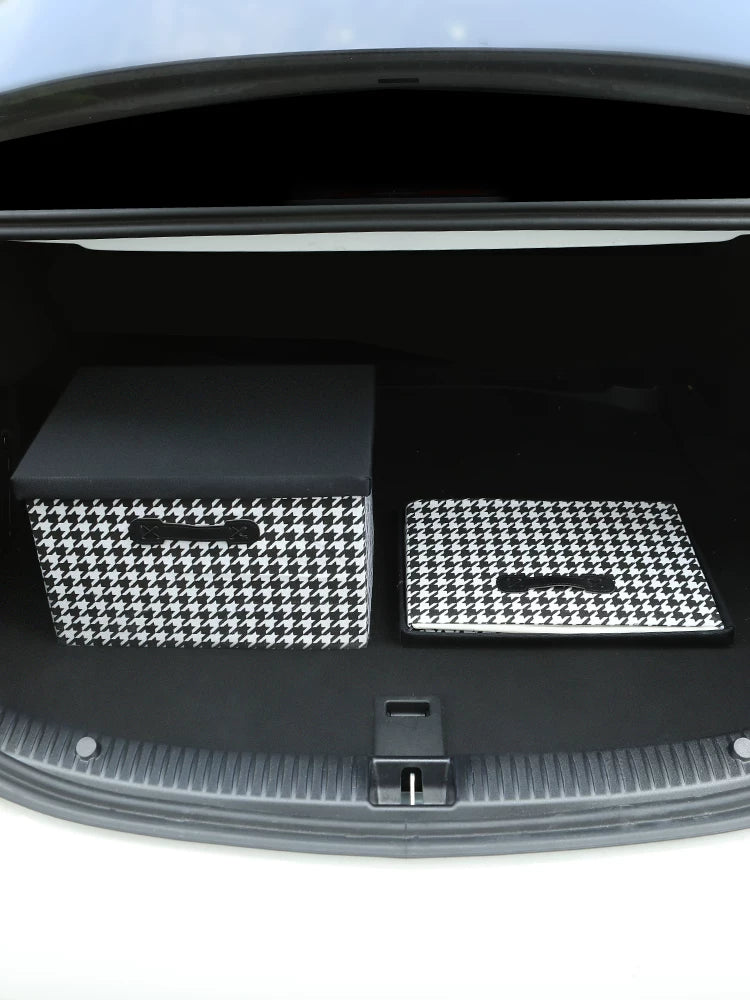 Avtomobilin baqaj qutusu, çoxfunksiyalı qatlanan avtomobil saxlama qutusu, praktik avtomobil daxili bəzək məhsullarının tam kolleksiyası.