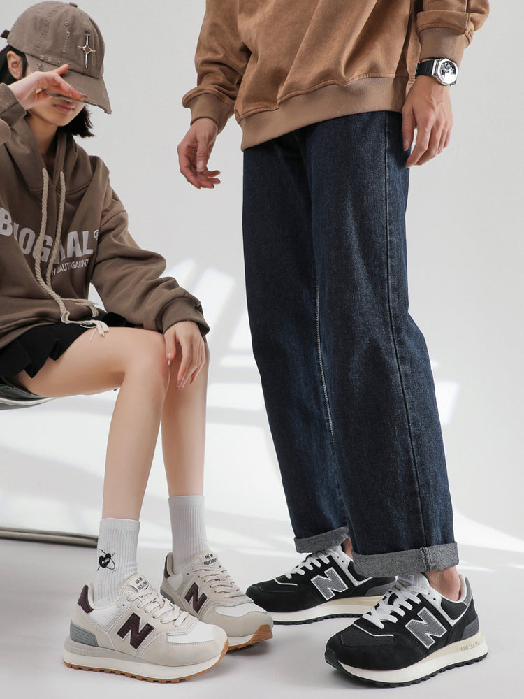 New Balance qadın ayaqqabıları U574LG gündəlik idman ayaqqabıları, kişi ayaqqabıları 25 payız/qış ən çox satılan hündürdaşıyan qaçış ayaqqabıları, rəsmi orijinal mağaza.