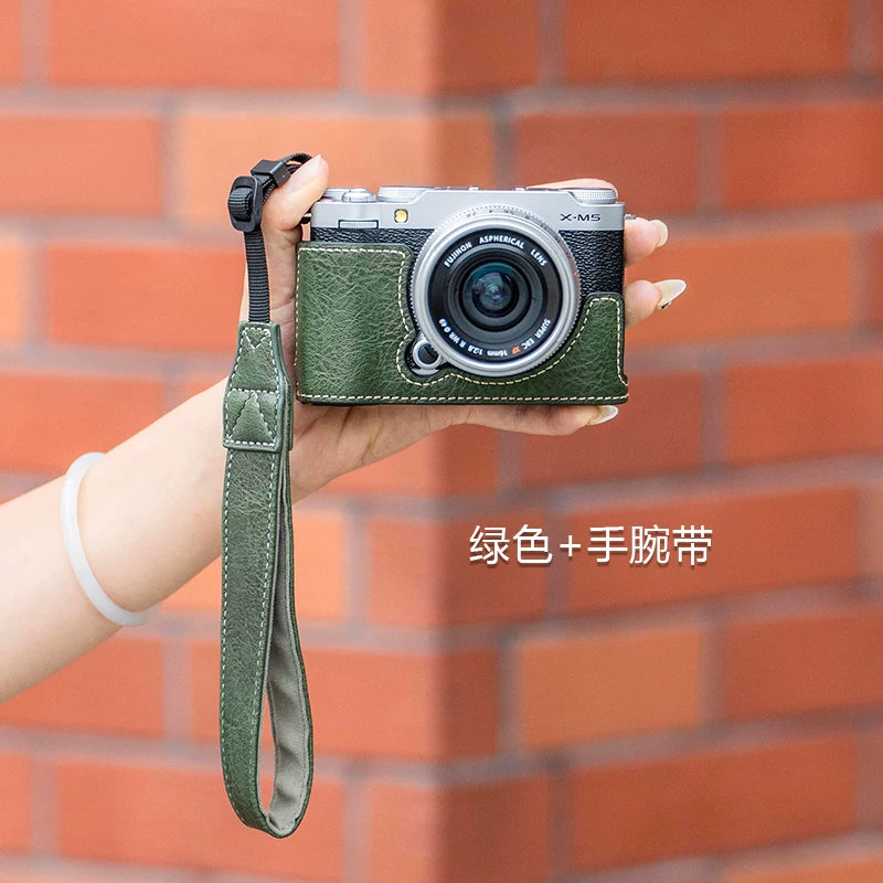 Fuji XM5 qoruyucu qutu xs20 kamera çantası xt50 tutacaqlı dəri qutu XT5XT30 üçüncü nəsil aksesuarları x100vi üçün uyğundur