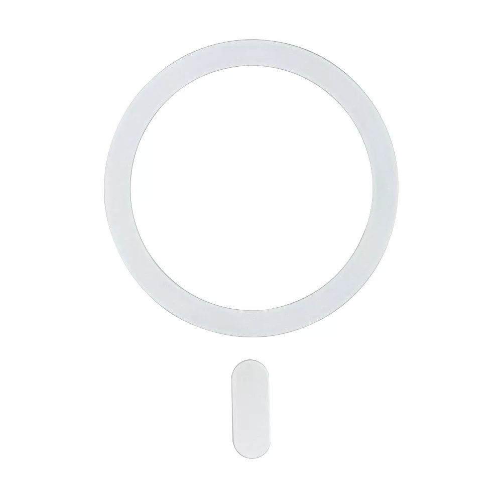 Maqnit halqası, maqnit bərkidicisi, MagSafe, boyalı örtük və quyruq hissəsi olan maqnitləşdirilmiş yamaqlı simsiz qəbuledici.