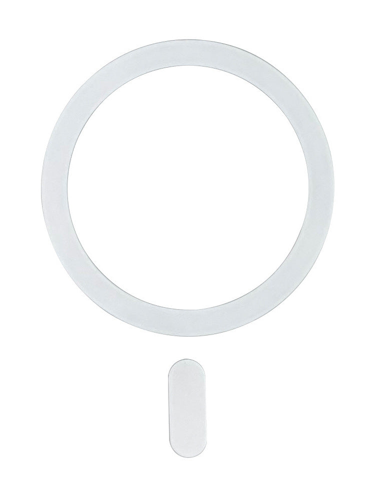 Maqnit halqası, maqnit bərkidicisi, MagSafe, boyalı örtük və quyruq hissəsi olan maqnitləşdirilmiş yamaqlı simsiz qəbuledici.