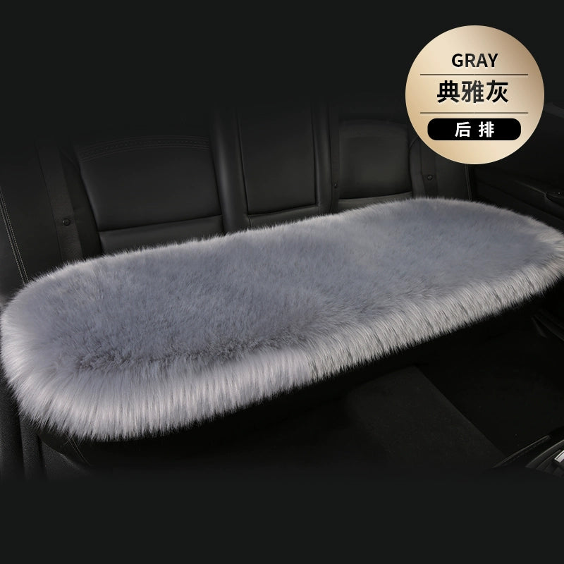 Qalınlaşmış Avtomobil Yastığı Qış Kaşmir Üç Parçalı Dəst Heattech Qısa Yun Qış Oturacaq Yastığı Avtomobil Ayaqaltıları Tək Oturacaq Sürüşməyən Universal