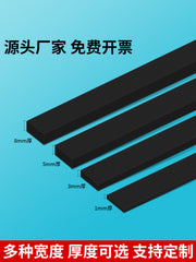 Mileqi eva süngər lenti qara güclü köpük birtərəfli yapışan zolaq süngər yastığı toqquşmaya qarşı qalınlaşmış bufer süngər köpük pambıq lent