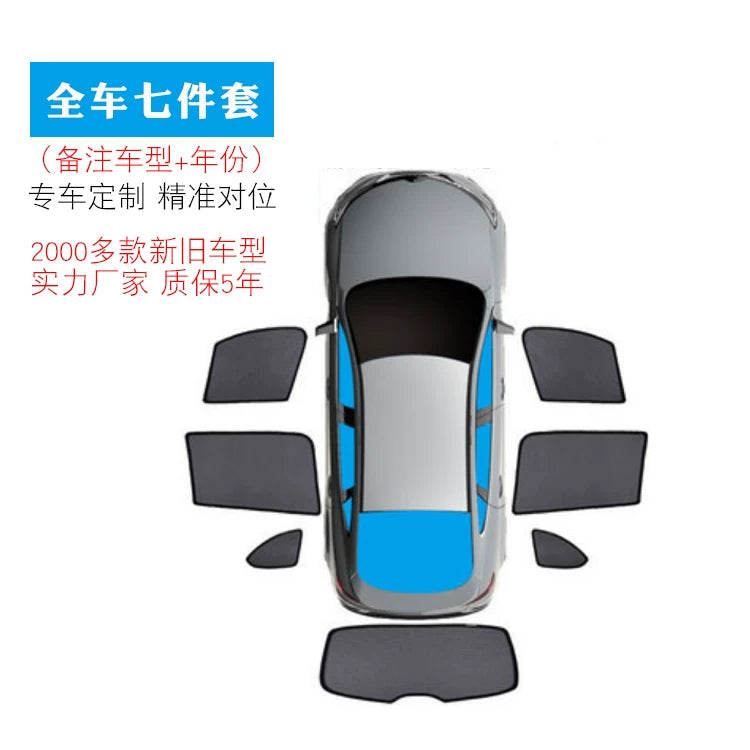 Maqnit günəşdən qoruyan Honda Stepwgn Spada RP3/5 RG RK avtomobil pəncərəsi üçün günəşdən qoruyucu örtüklə uyğundur