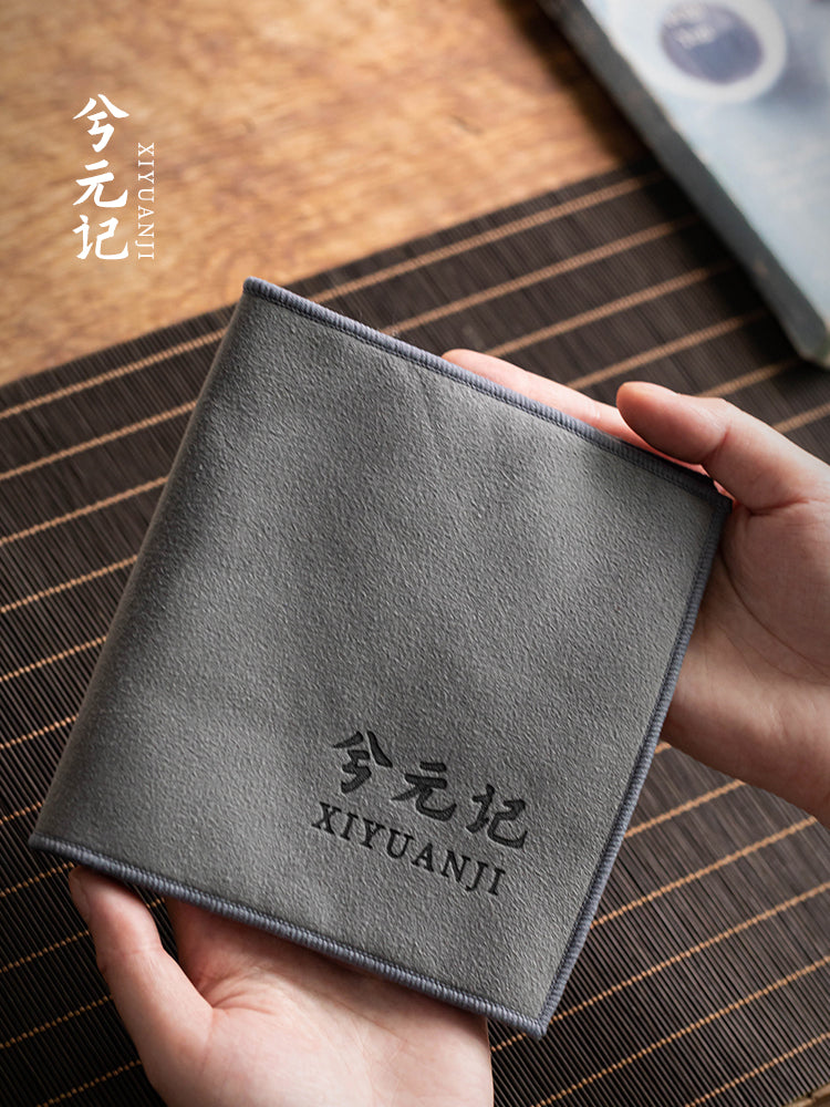 Xiyuanji ikitərəfli çay dəsmal, yüksək səviyyəli çay dəsmal, uducu çay dəsti dəsmal, sehpa, çay süfrəsi, latta, çay süfrəsi aksesuarları
