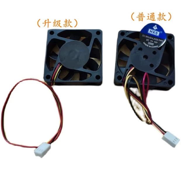 Kompüter CPU Bensan radiator 370 fan P3 yağ podşipnik 6015 kiçik 3P üçxətli bərabərtərəfli 6sm 12V səssiz