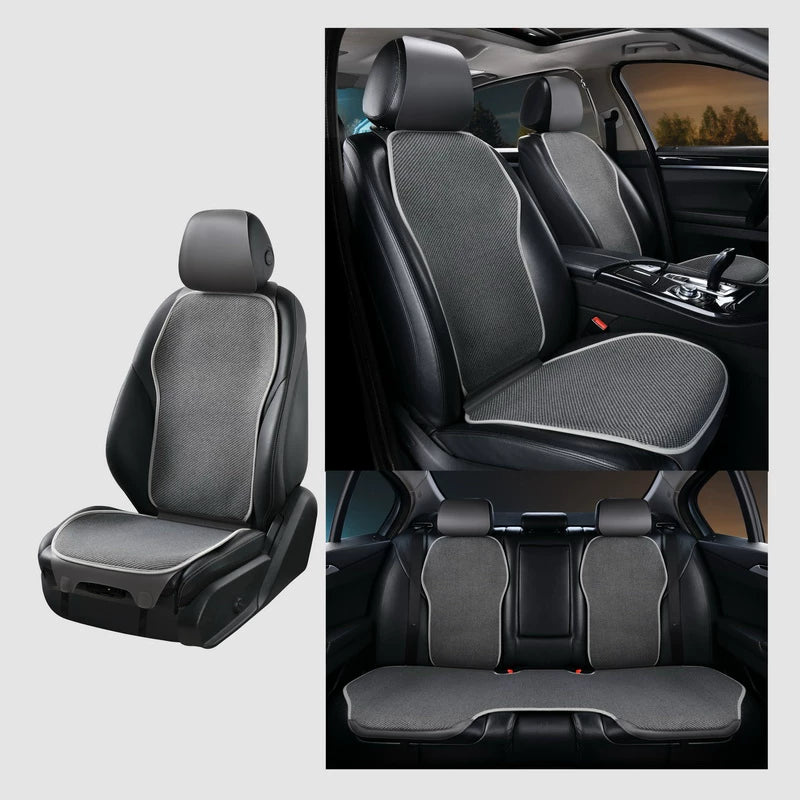 Linen car seat covers, slimming seat cushions, universal linen seat cushions, non-slip, breathable, tie-free, simple seat covers