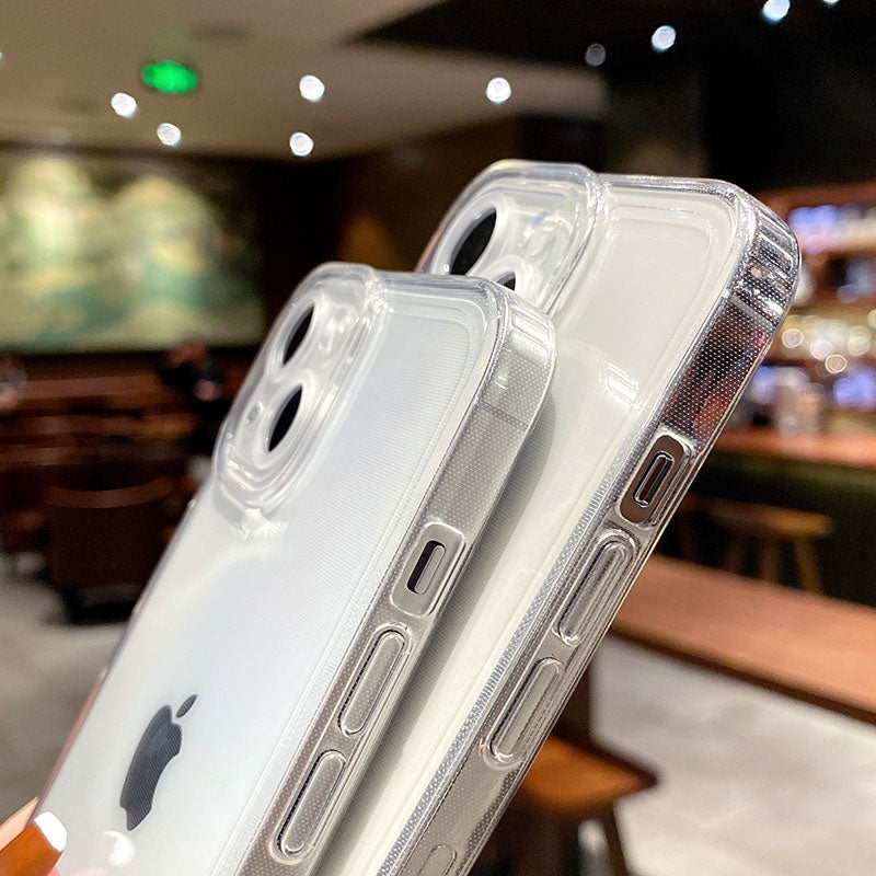 iPhone16pro üçün uyğun gözəl gözlər düz kənar dəqiq deşik Apple XSMAX 12 mələk gözləri şəffaf mobil telefon qutusu 16e