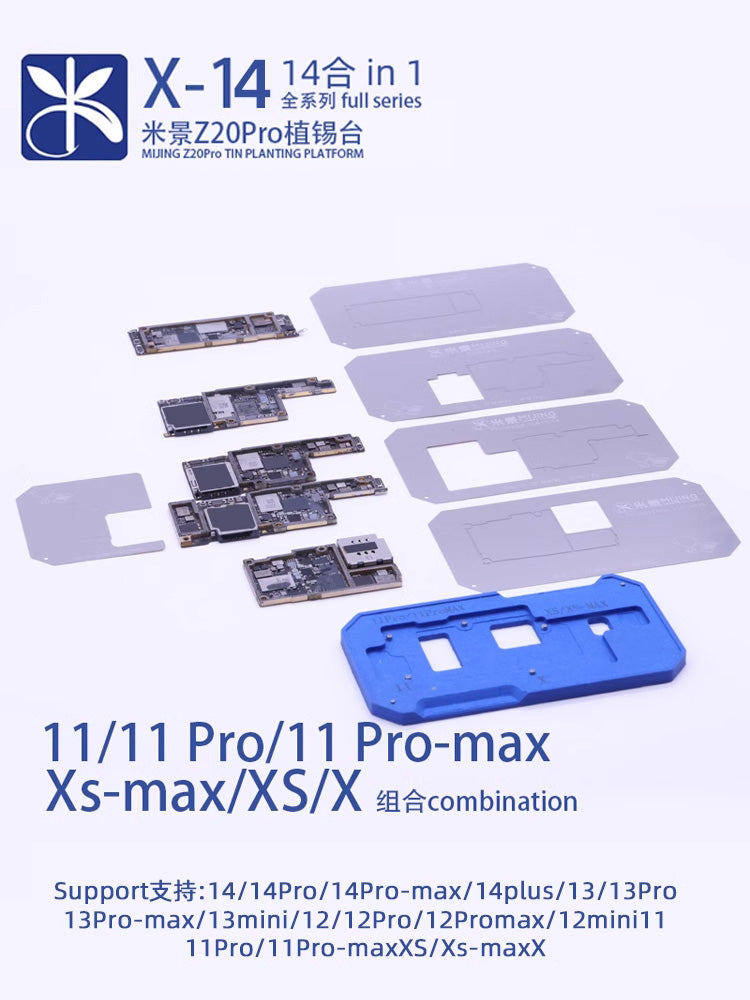 Mijing Z20pro orta təbəqə qalay əkin platforması 17 16 15 14promax mini pulsuz naqilli anakart qalay əkin şəbəkəsi