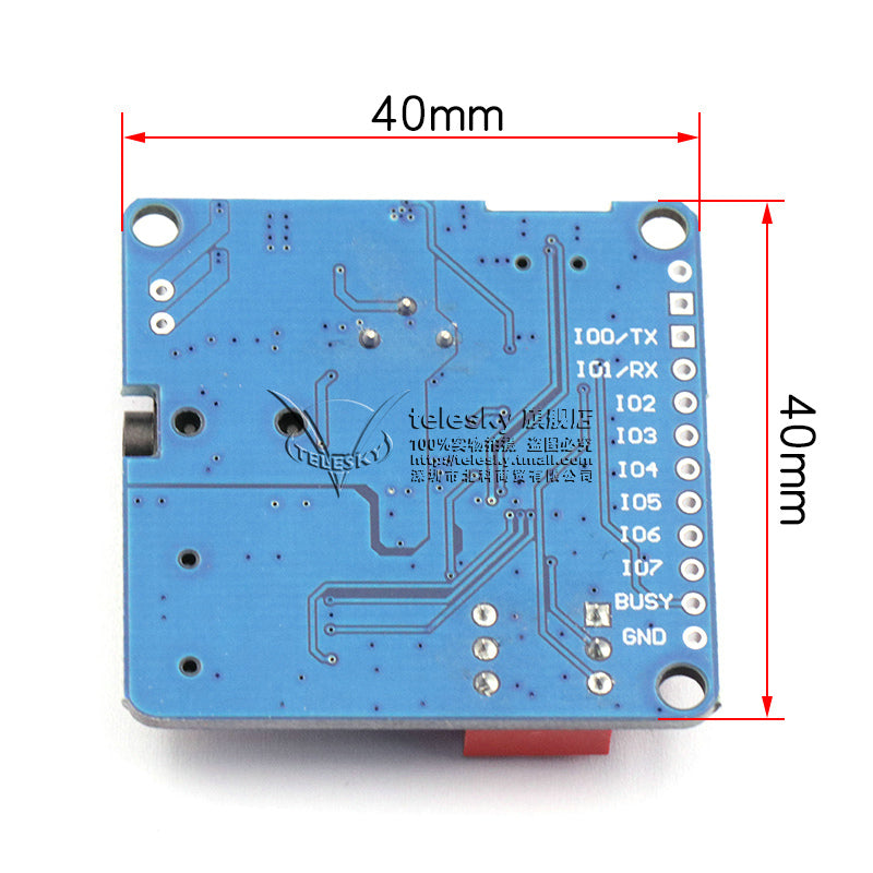 Səs oxutma modulu MP3 pleyer oxutma tetikleyicisi serial port nəzarəti oxutma DY-SV5W səs modulu