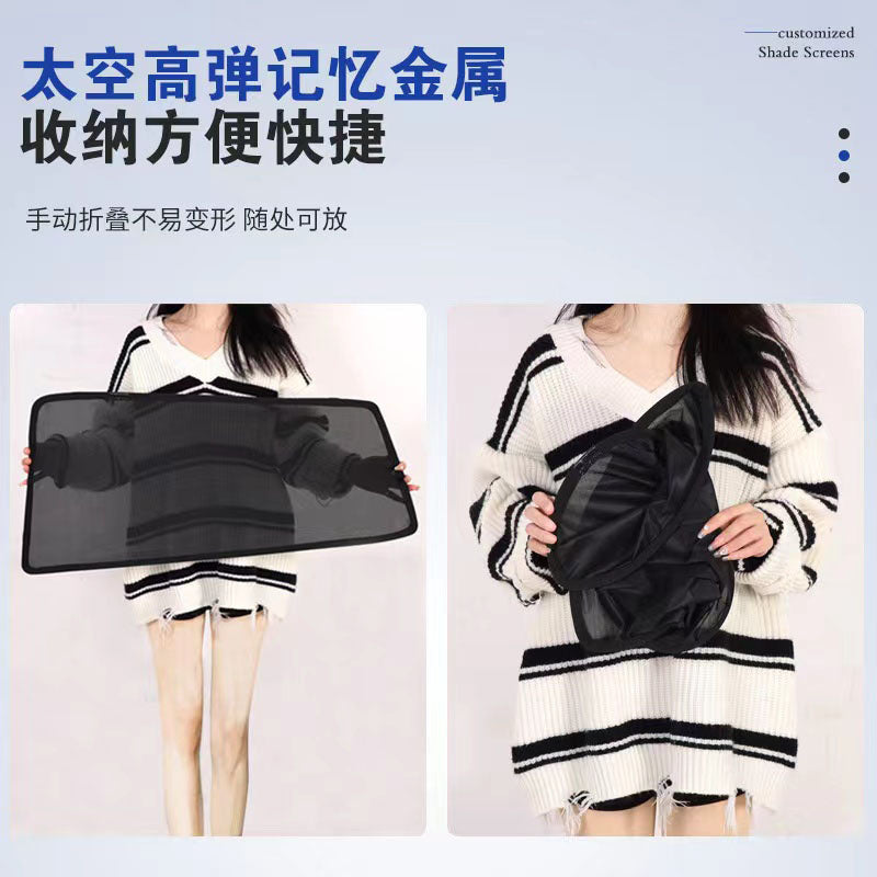 BYD Qin PLUS Xüsusi Günəş Çətirli Pərdə DMi Avtomobil Yan Pəncərə Pəncərəsi Məxfilik Maqnit Torlu EV Günəşdən Qoruyucu və İstilik İzolyasiyası Baffle