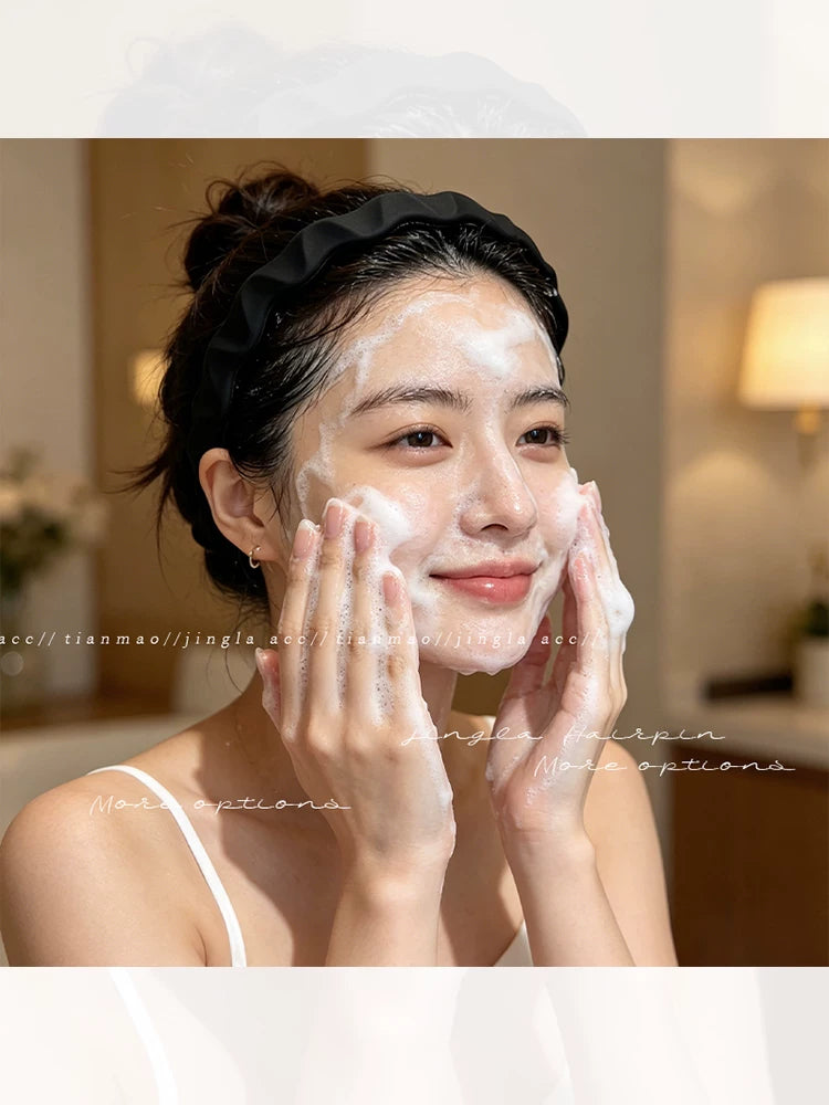 Qadınlar üçün diş sürüşməyən üz yuma baş bandı 2026 yeni yüksək kəllə təzyiqli saç bandı kişilər üçün gündəlik istifadə saç ipi baş geyimləri