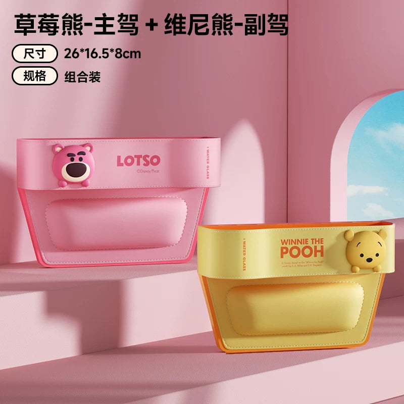 Oturacaqlar arasındakı boşluqlar, vacib avtomobil aksesuarları, sərnişin oturacağı üçün Disney avtomobil saxlama qutusu.