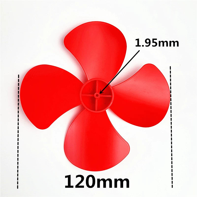 120 dörd qanadlı pervane böyük ventilyator pərisi DIY əl istehsalı texnologiya istehsal materialı 2 mm motor şaftı fan qanadları üçün uyğundur