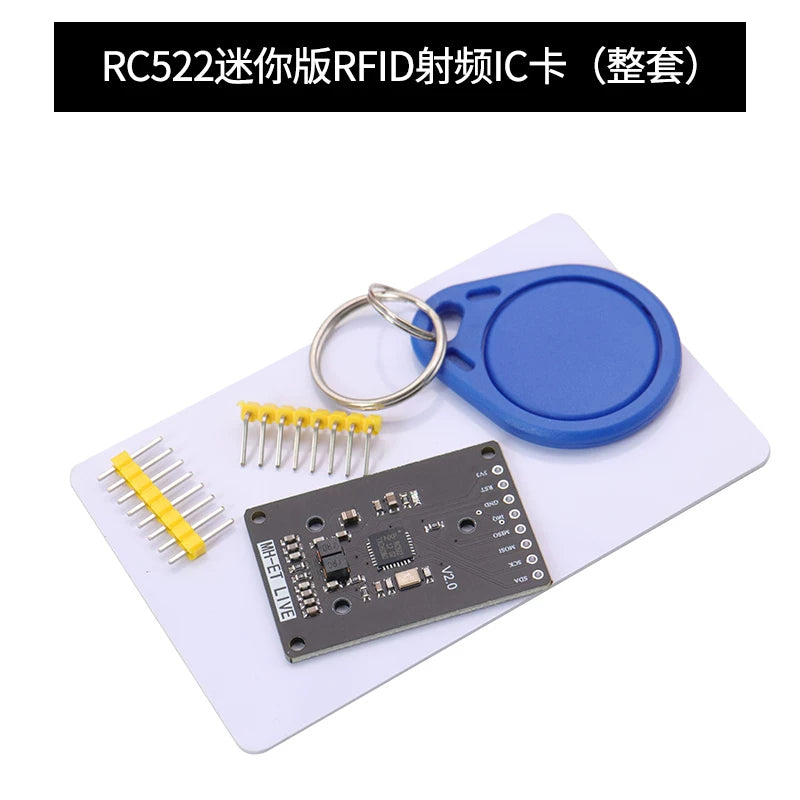 RC522 mini RFID radio tezliyi IC kartı induksiya oxu və yazma kartı sürüşdürmə modulu kiçik ölçülü 13.56MHZ