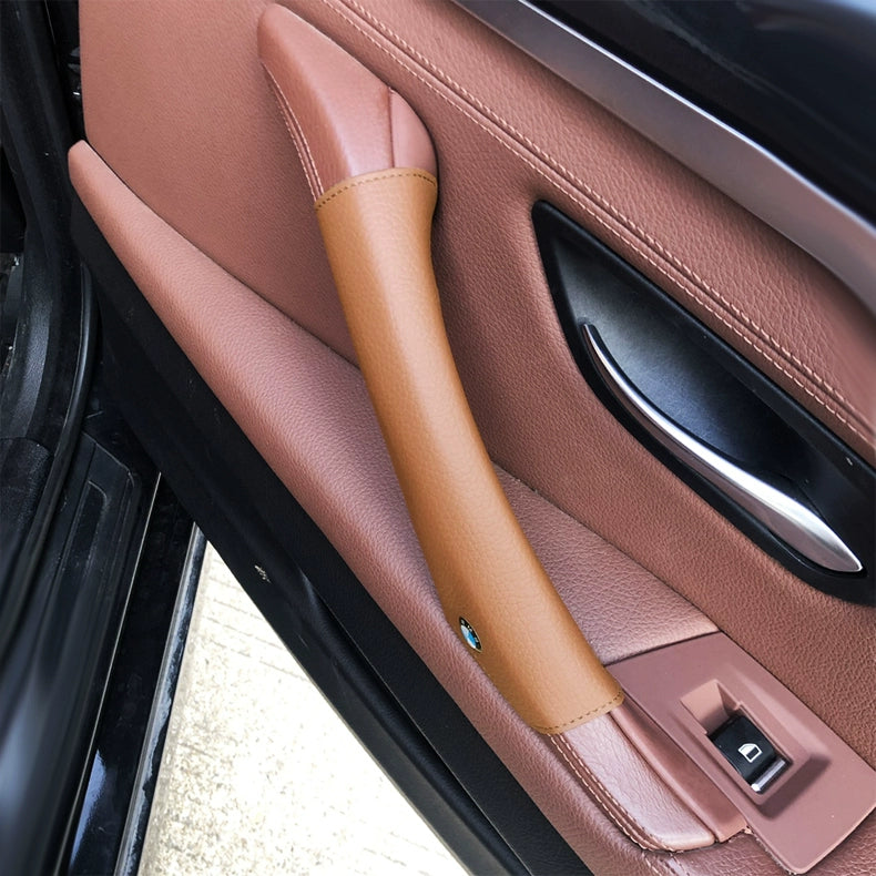 BMW 3 Series 5 Series 7 Series Five Series üçün uyğundur Həqiqi Dəri Daxili Qapı Dəstəyi Əlcəklər Tutacaq örtüyü Təmiz Dəri Əlcəklər