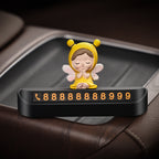 Elf Avtomobil Müvəqqəti Dayanacaq İşarəsi Avtomobil Avtomobil Hərəkət edən Telefon Nömrəsi İşarəsi Sevimli İnteryer Qızlar üçün Dekorasiya Təchizatları