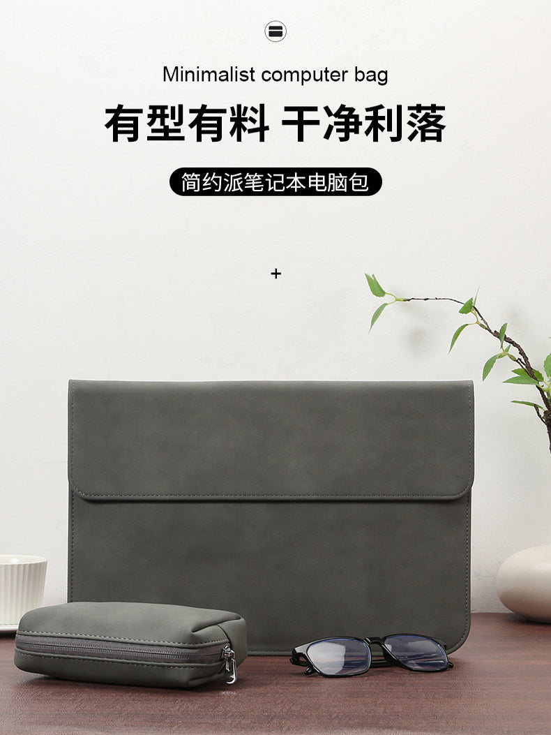 Noutbuk layneri qolu kompüter çantası Apple MacBook Air Liner çantası M3 üçün uyğundur Huawei MateBook qoruyucu örtük Xiaoxin 13/14/15 Honor pro16 saxlama çantası 13.3 Xiaomi Qadınlar
